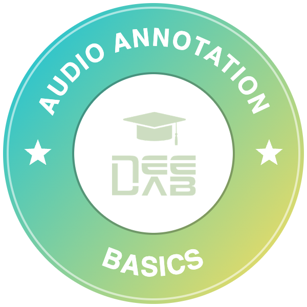 Audio Annotation Basics badge